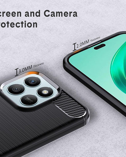 Maska za Honor X7d 4G/400 Smart 5G crna Defender Safeguard