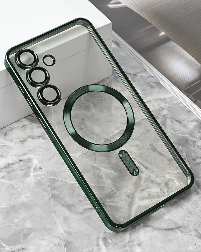Maska za Samsung S731B Galaxy S25 FE zelena Magsafe Lux