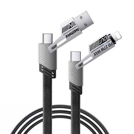 Data kabl REMAX RC-C189 65W 4-in-1 Fast Charging crni 1m