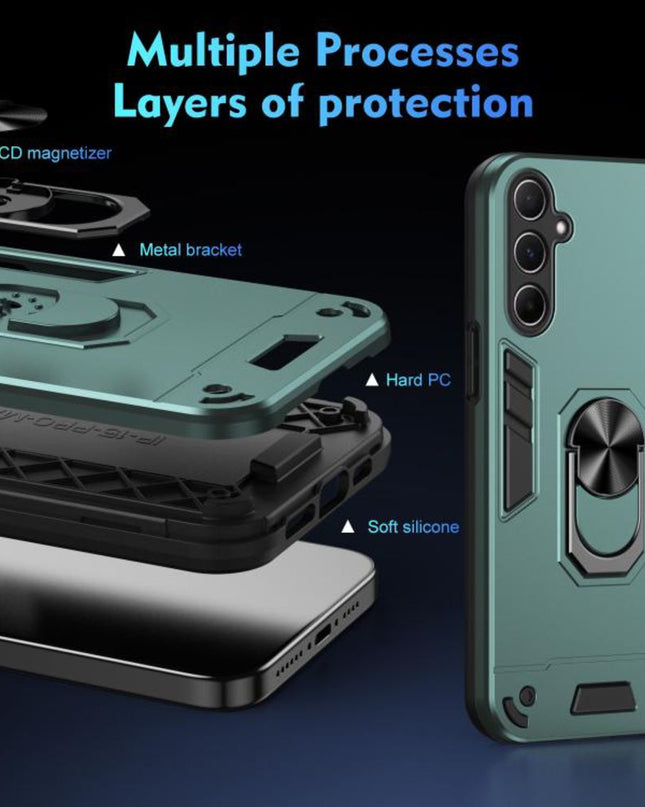 Maska za Samsung A165F Galaxy A16 tamno siva Hard Ring