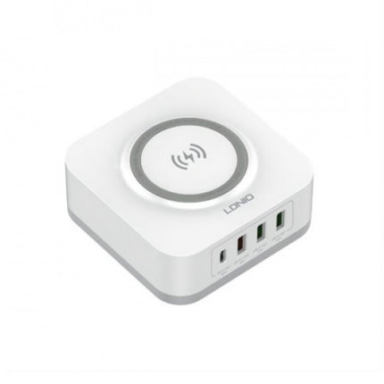 Kucni punjac LDNIO AW004 32W Desktop Wireless Quick Charge 3.0 + PD 30W beli
