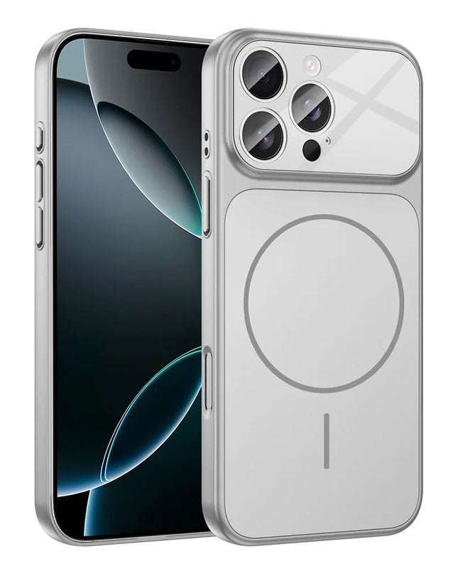 Maska za iPhone 16 Pro Max 6.9 srebrna Magsafe LookLike