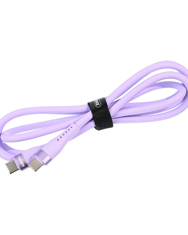 Data kabl REMAX Bintrai RC-C139 Fast charging 60W Type C na Type C 1.2M ljubicasti