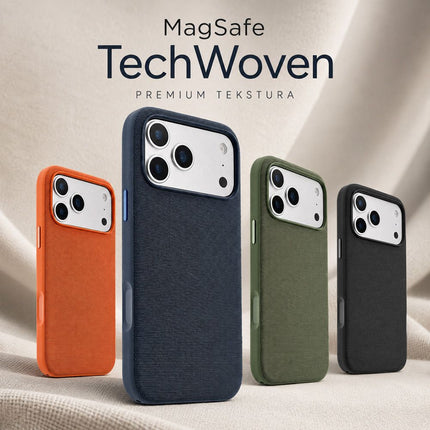 Maska za iPhone 15 Pro 6.1 braon Magsafe TechWoven