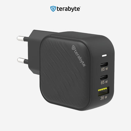Punjac univerzalni Terabyte TR65W, GaN, PPS, PD 3.0, QC 3.0, 65W CE crna