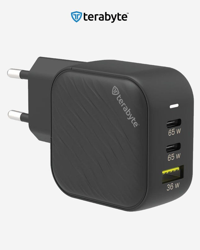 Punjac univerzalni Terabyte TR65W, GaN, PPS, PD 3.0, QC 3.0, 65W CE crna