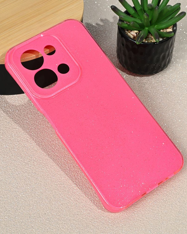 Maska za Xiaomi Redmi 15C 4G 173mm pink Sparkle Dust