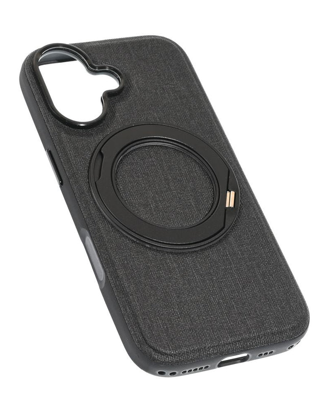 Maska za iPhone 17 6.3 Magsafe Textile crna