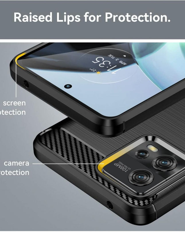Maska za Motorola Moto G72 crna Defender Safeguard