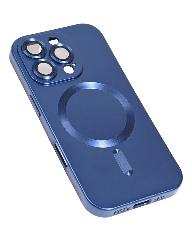 Maska za iPhone 16 Pro 6.3 tamno plava Magsafe Chrome