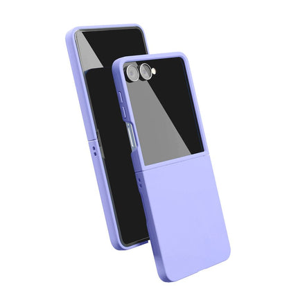 Maska za Samsung F761B Galaxy Z Flip 8 ljubicasta Elegant Fold