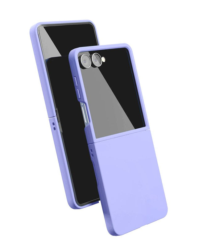 Maska za Samsung F761B Galaxy Z Flip 8 ljubicasta Elegant Fold