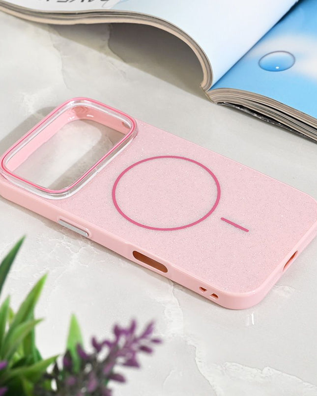 Maska Magsafe Sparkle Dust za iPhone 17 Pro 6.3 roze