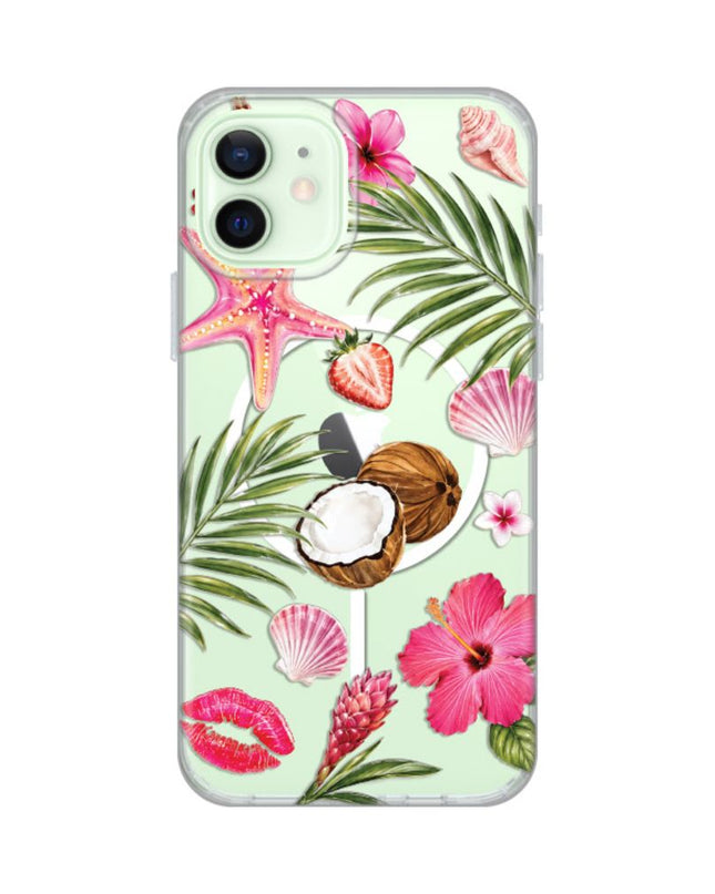 Maska za iPhone 12/12 Pro 6.1 Coconut Paradise Print Magsafe