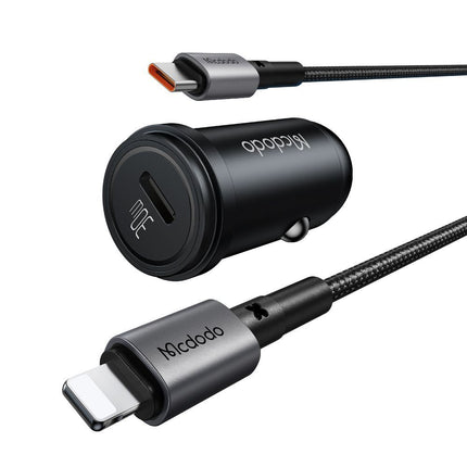 MCDODO CC-7492 SET AUTO Punjač 30W USB-C + KABL 36W TIP-C NA LIGHTNING DUŽINA 1,2m