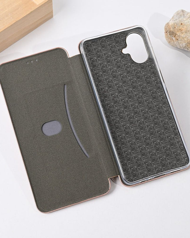 Maska za Samsung A075F Galaxy A07 zlatna Teracell Flip Cover