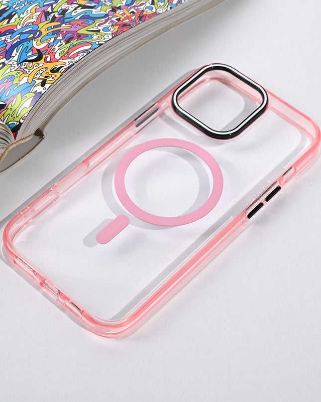 Maska za iPhone 16 Pro Max 6.9 roze Magsafe Color Pop