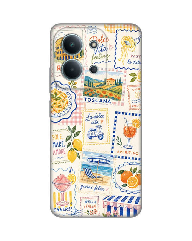 Maska za Xiaomi Redmi 15C 4G Toscana Collage Silikonska Print