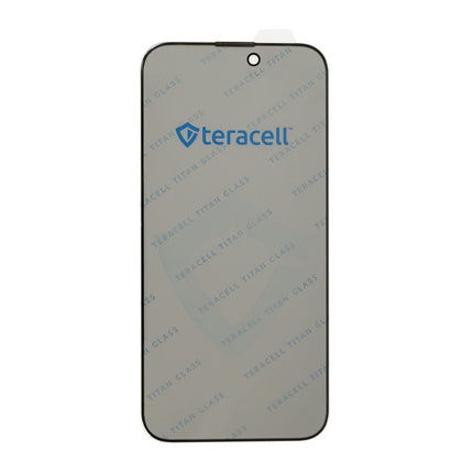 Zastitno staklo Tempered Glass Privacy Teracell Titan 2.5D za iPhone 15/16 6.1 crni