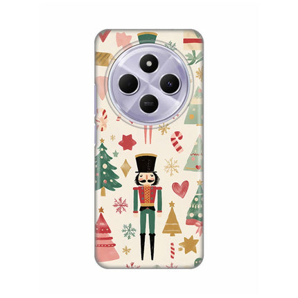 Maska za Xiaomi Redmi 14C/Redmi A4 Vintage Chistmas Silikonska Print