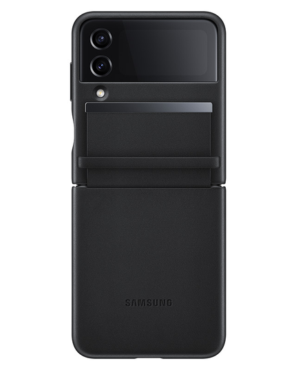 Samsung torbica kozna na preklop za Galaxy Z Flip 4 5G