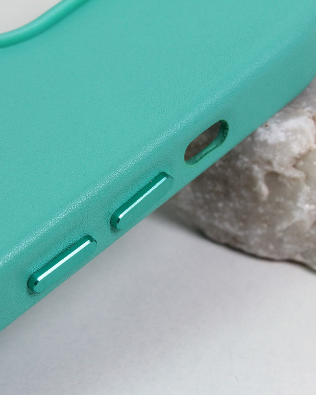 Torbica Beautiful Shine Leather iPhone 14 Plus 6.7 mint