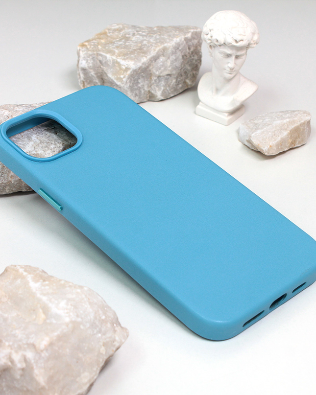 Torbica Beautiful Shine Leather iPhone 14 Plus 6.7 svetlo plava