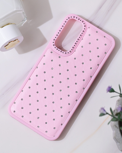 Torbica Bling za Samsung A556B Galaxy A55 5G roze