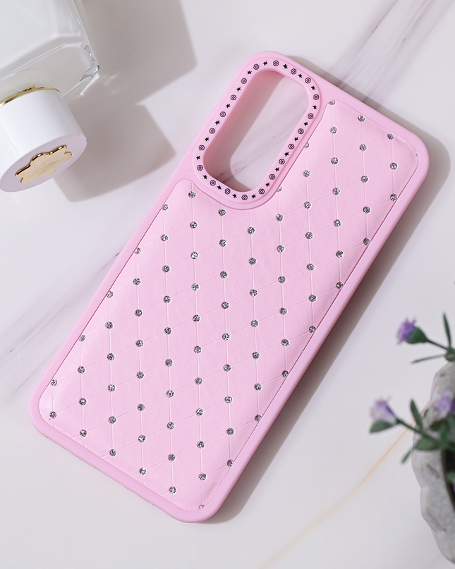 Torbica Bling za Samsung A556B Galaxy A55 5G roze