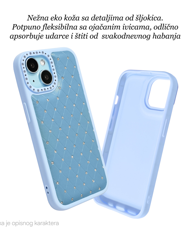 Torbica Bling za Samsung A556B Galaxy A55 5G roze