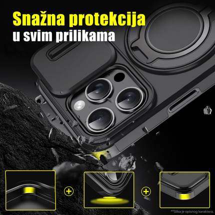 Torbica CamShield Ring stand za iPhone 16 Plus 6.7