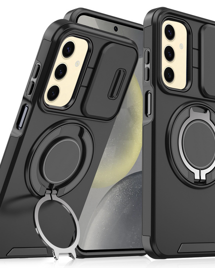 Torbica CamShield Ring stand za Samsung A266B Galaxy A26 5G crna