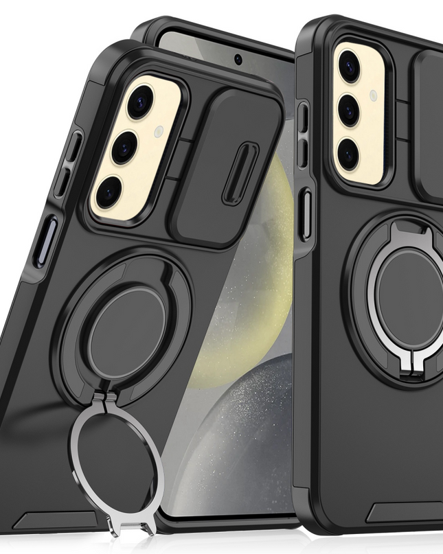 Torbica CamShield Ring stand za Samsung A266B Galaxy A26 5G crna