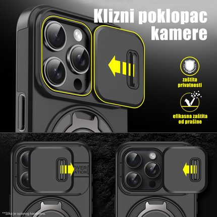 Torbica CamShield Ring stand za Samsung A266B Galaxy A26 5G ljubicasta