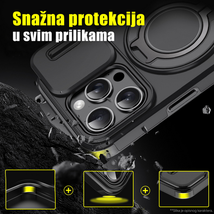 Torbica CamShield Ring stand za Samsung A266B Galaxy A26 5G plava