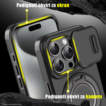 Torbica CamShield Ring stand za Samsung A266B Galaxy A26 5G plava