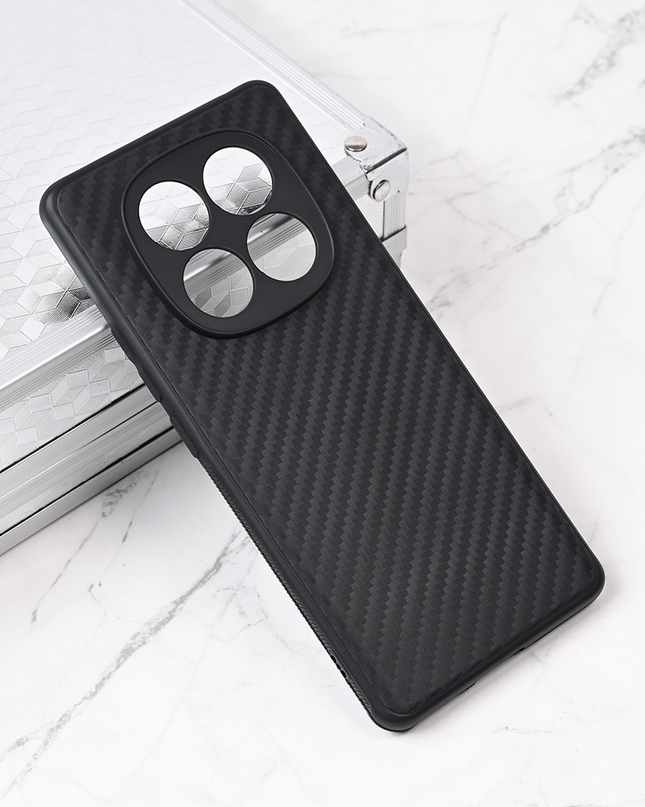 Torbica Carbon fiber za Xiaomi Redmi Note 14 Pro 4G (EU) crna