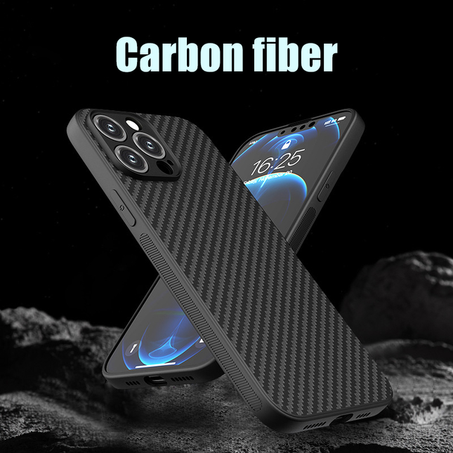 Torbica Carbon fiber za Xiaomi Redmi Note 14 Pro 4G (EU) crna