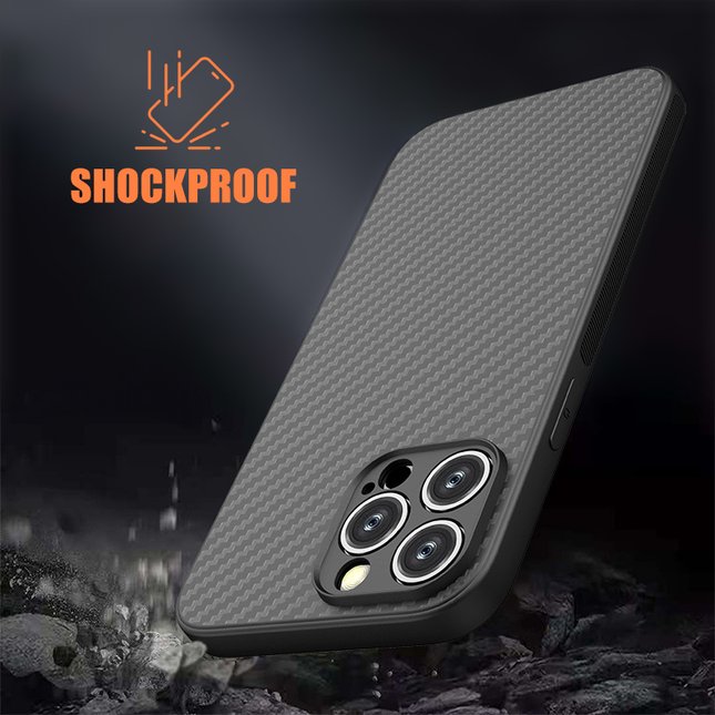 Torbica Carbon fiber za Xiaomi Redmi Note 14 Pro 4G (EU) crna