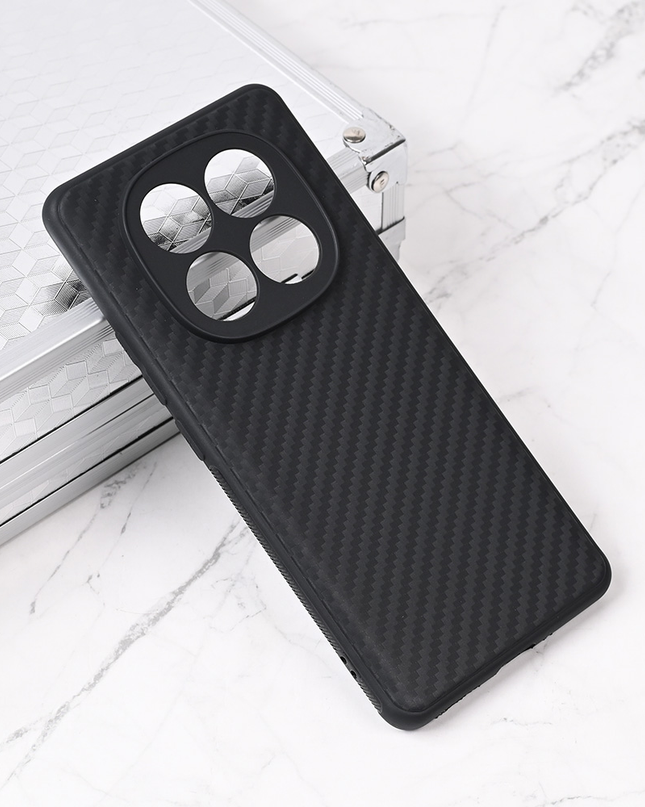 Torbica Carbon fiber za Xiaomi Redmi Note 14 Pro 5G (EU) crna