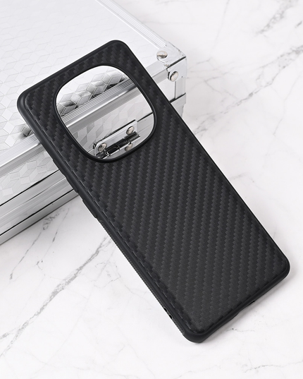 Torbica Carbon fiber za Xiaomi Redmi Note 14 Pro Plus (EU) crna