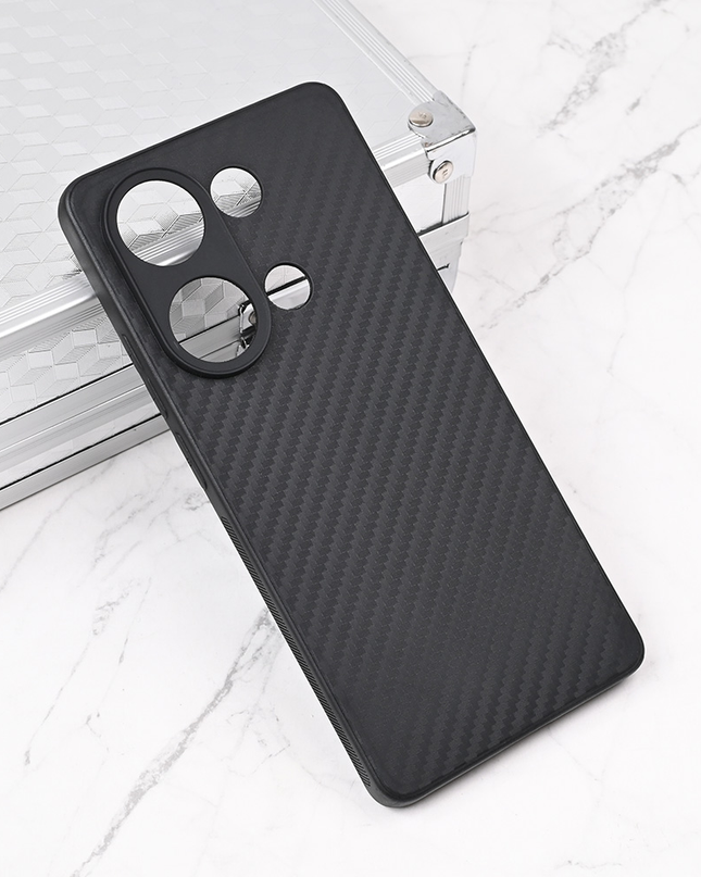Torbica Carbon fiber za Xiaomi Redmi Note 14S (EU) crna