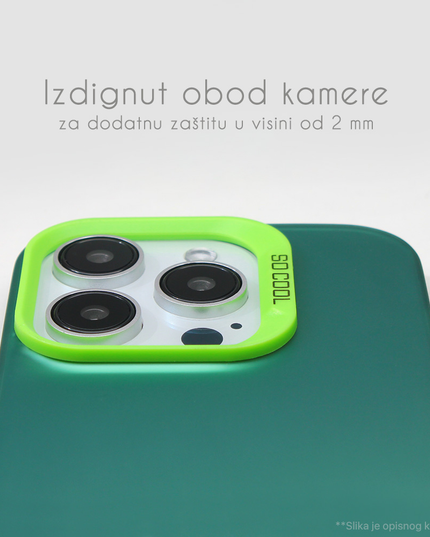 Torbica Clear za Honor 200 zelena