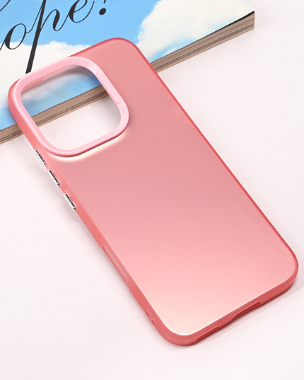 Maska Clear za Honor 400 Lite roze