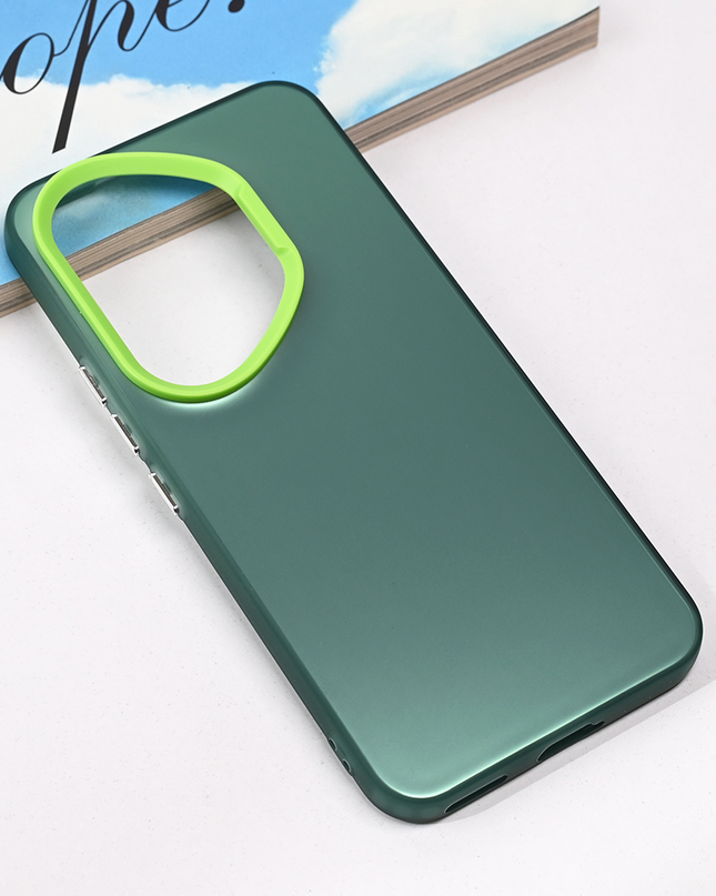 Torbica Clear za Honor 400 Pro zelena