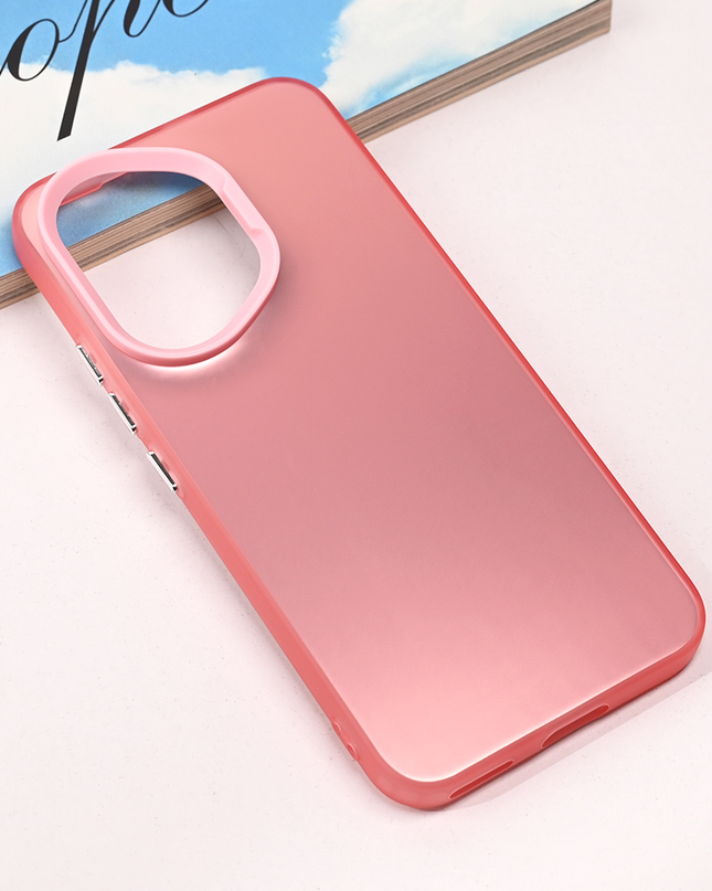 Maska Clear za Honor 400 roze