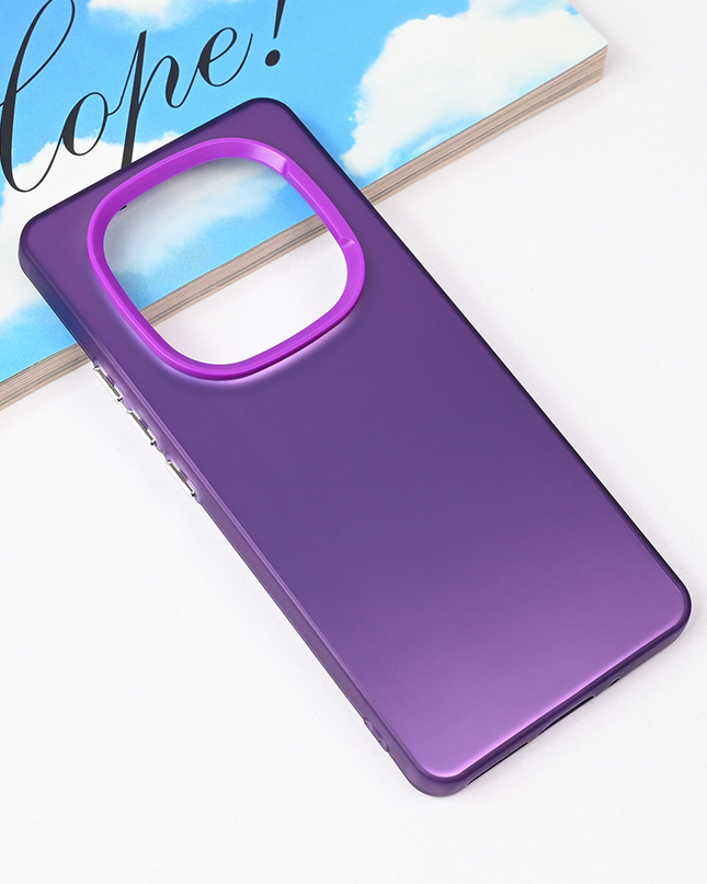 Torbica Clear za Xiaomi Redmi Note 14 Pro 4G ljubicasta