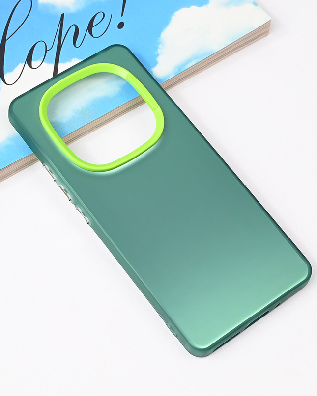 Torbica Clear za Xiaomi Redmi Note 14 Pro 4G zelena