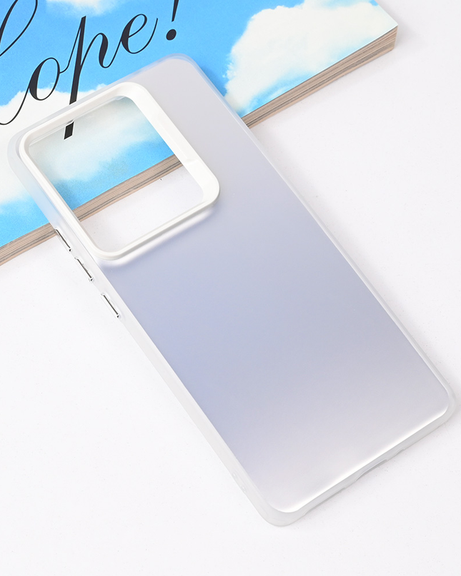 Torbica Clear za Xiaomi Redmi Note 14s srebrna
