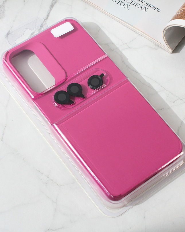 Torbica Colorful and Camera glass za Samsung A245F Galaxy A24 4G ljubicasta
